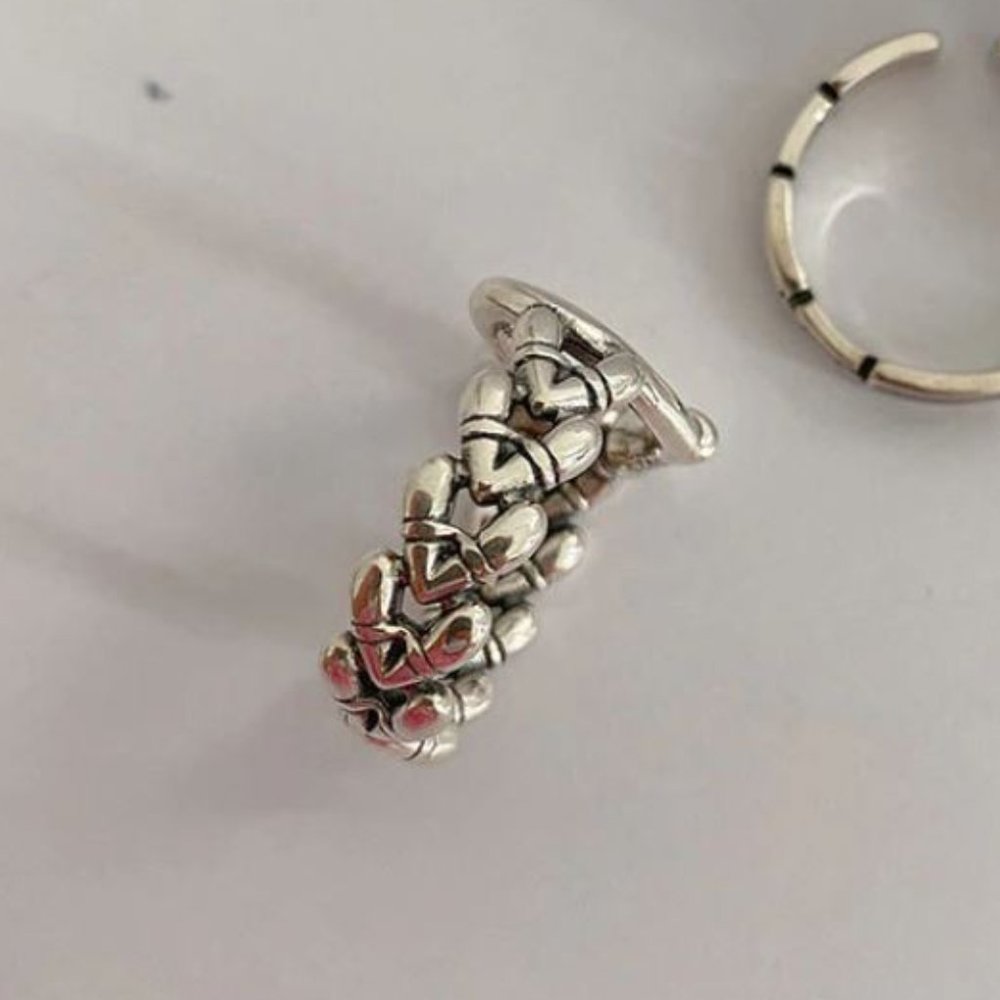 Minimalist 925 Sterling Silver Heart Ring_7